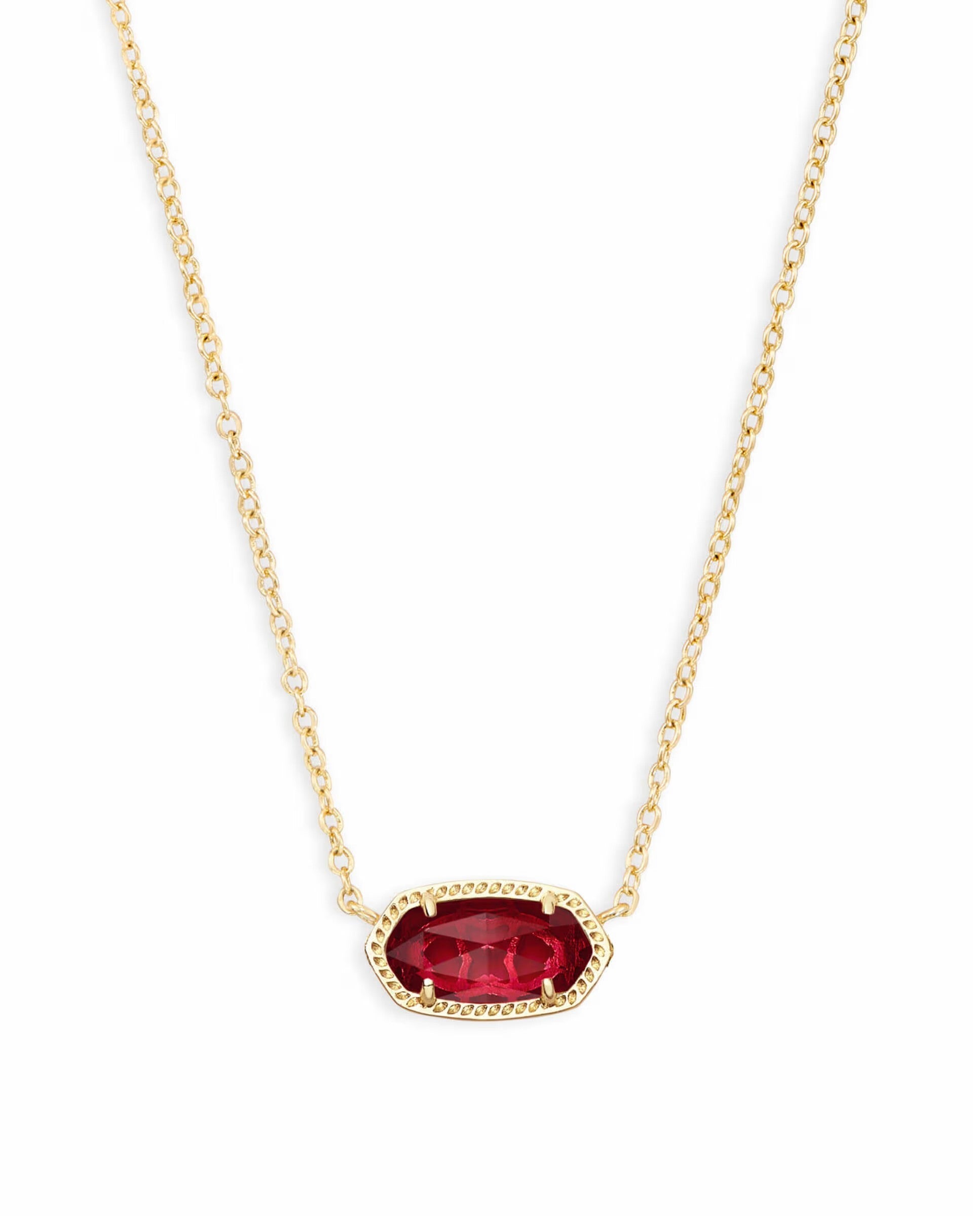 Kendra Scott Gold Elisa Neckace - Red