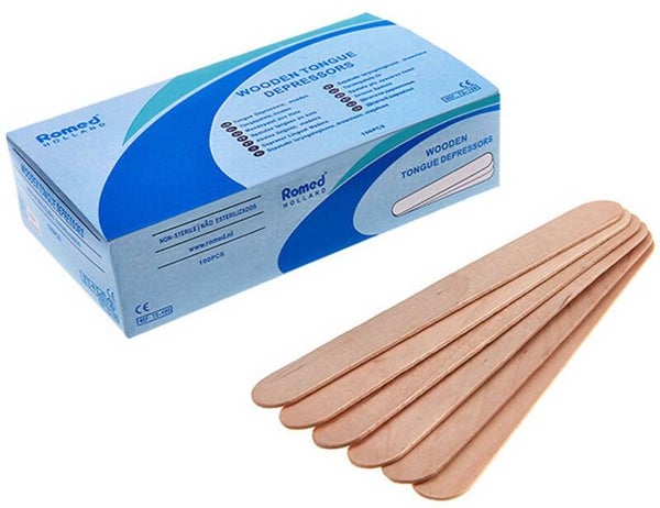 Houten wegwerpspatels – 100 stuks