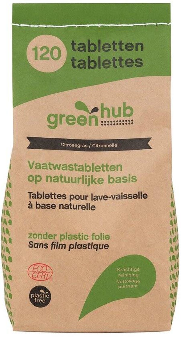 Vaatwastabletten plastic vrij