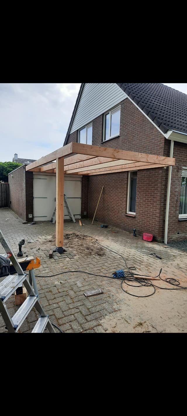 Erwin Gunnink Bouw - Bouwvakker - Timmerman - Carport timmerwerk