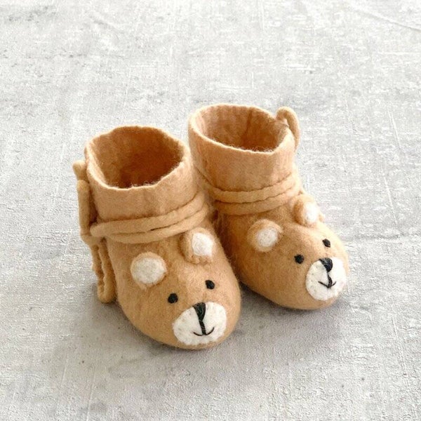 Babyslofjes beer - beige
