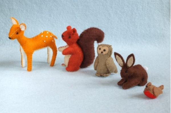 Bosdieren  vilt pakket- Atelier Pippilotta