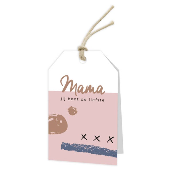 Cadeaulabel - mama jij ben de liefste!