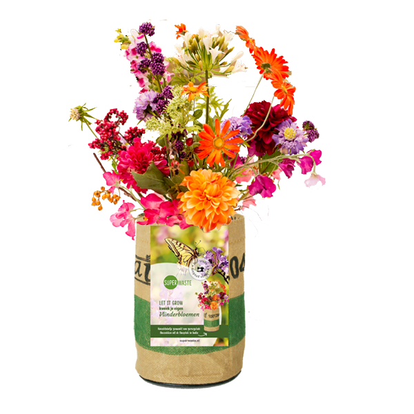 Kweektuintje vlinderbloemen -Superwaste