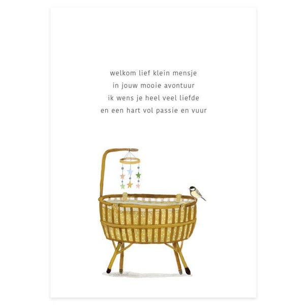 Geboortekaart welkom