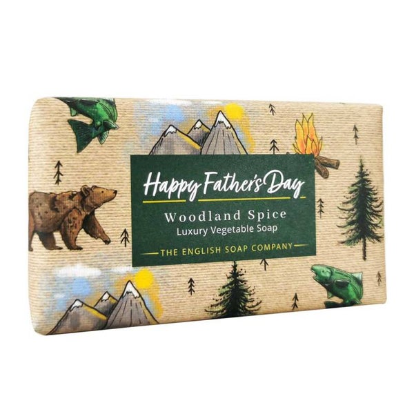 Happy Father’s Day zeep  - Woodland Spice - The English Soap Company