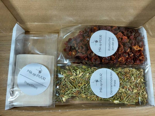 'Winter' Dennennaalden & Rozebottel