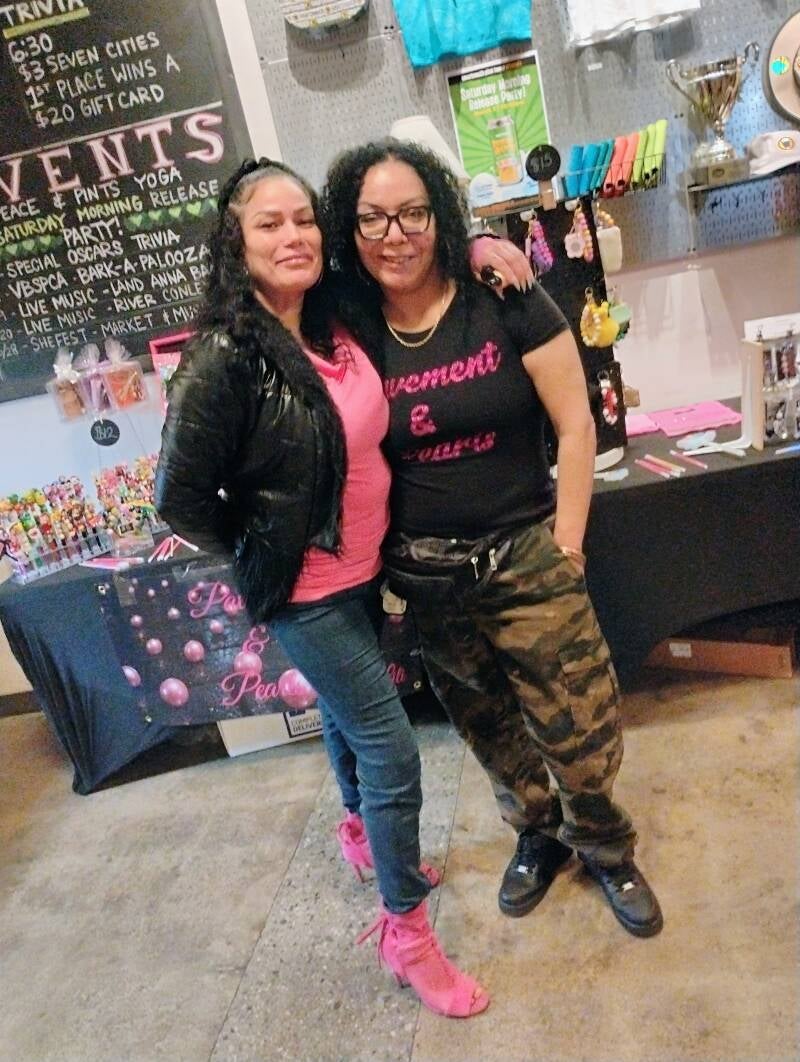 My hermanita Andrea, has bought pieces &amp; came out to support 