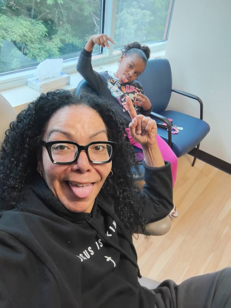 My granddaughter &amp; I buggin out