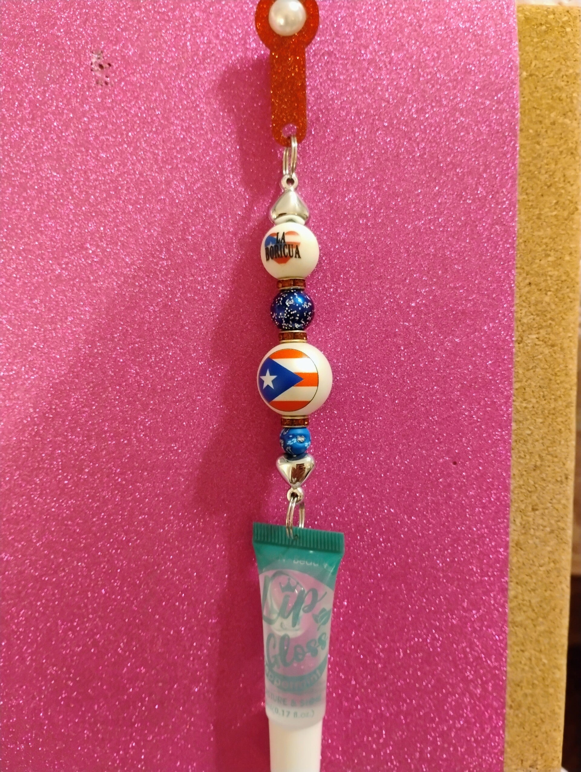 Tumbler Straw Dangly Puerto Rico
