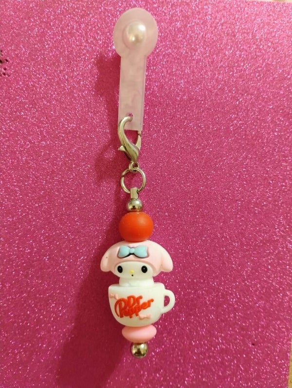 Tumbler straw half dangly Dr. Pepper Kawaii