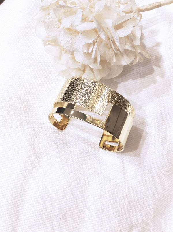 Bracelet jonc martelé