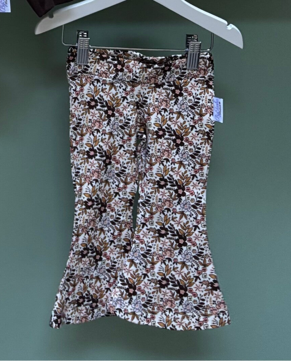 Pantalon flare fleuri