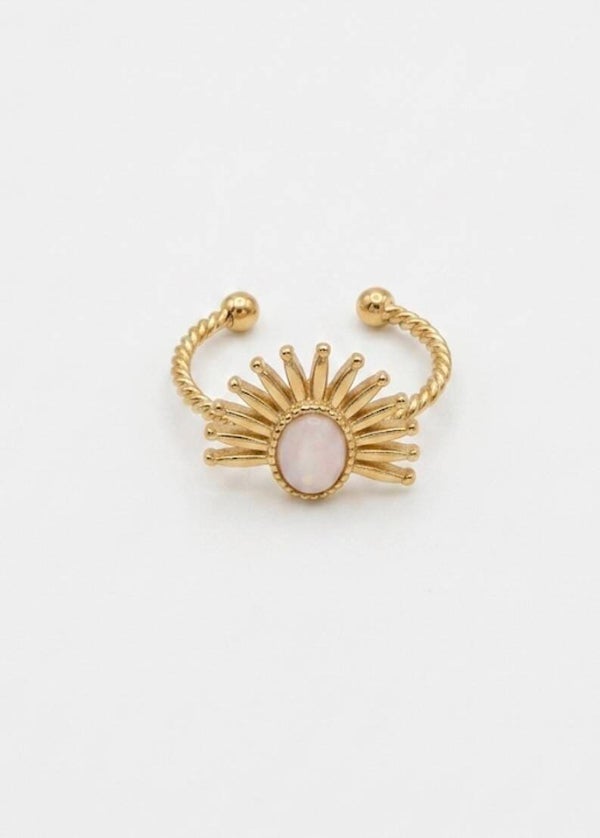 Bague demi-soleil