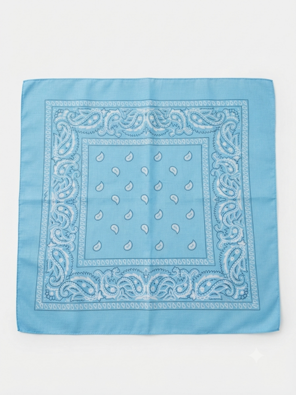 Bandanas bleu ciel