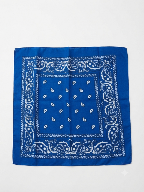 Bandanas bleu roi