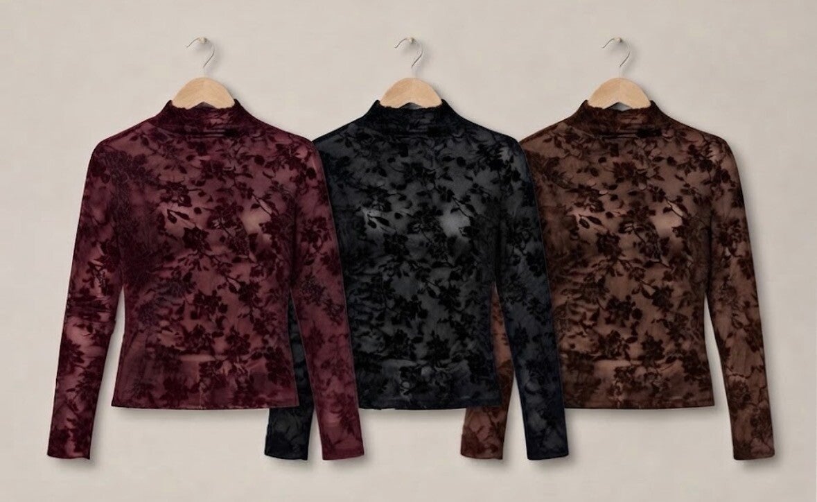 Blouse semi transparente