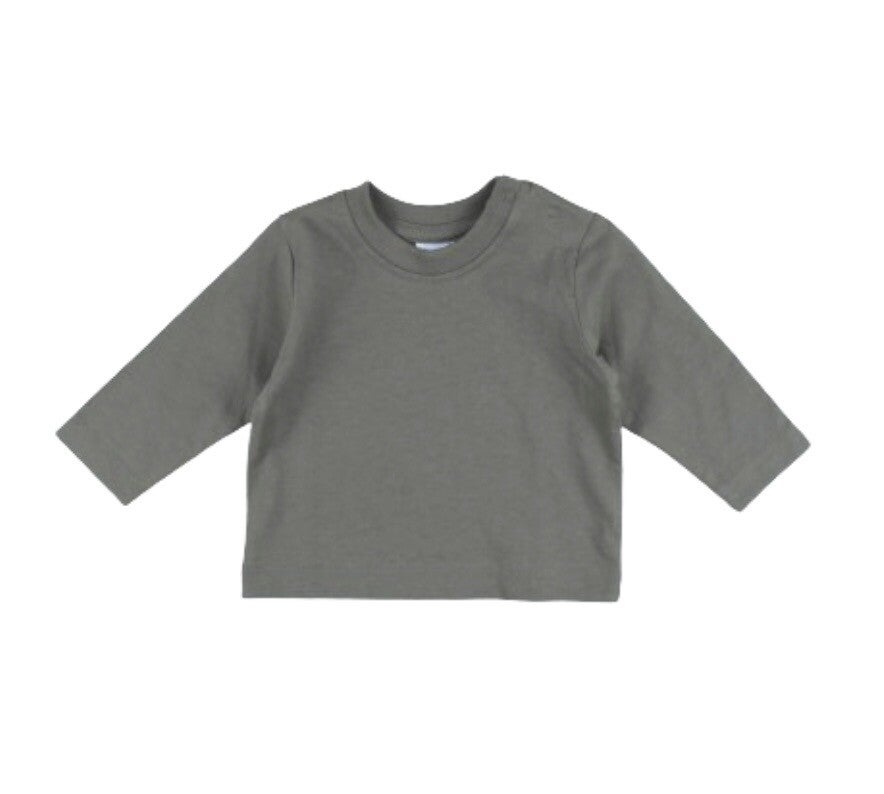 T-shirt longues manches uni ou bicolore