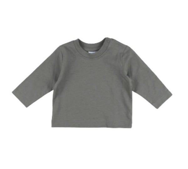 T-shirt longues manches uni ou bicolore