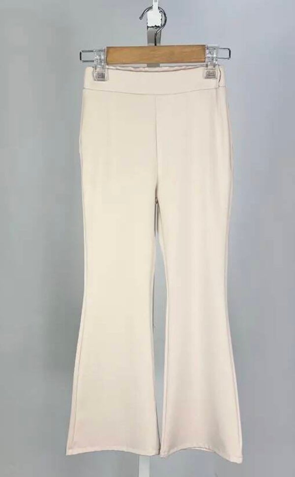 Pantalon flare matière "sport"