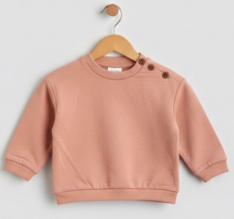 Sweat beige ou abricot