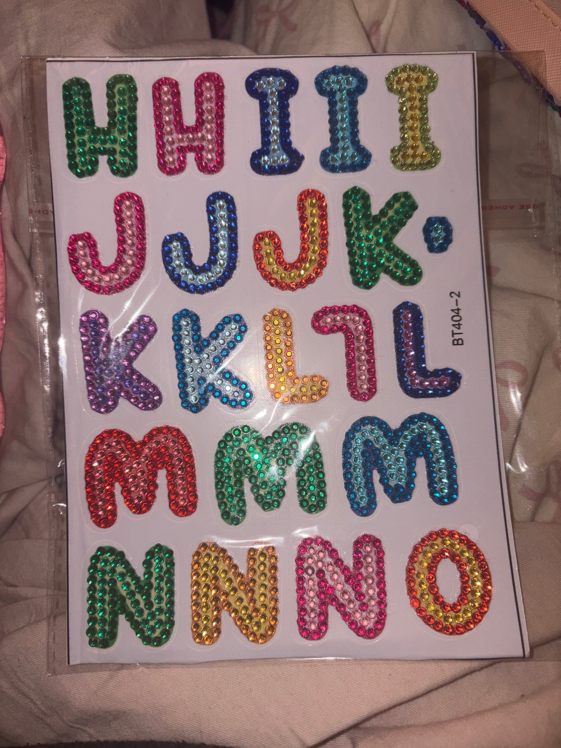 Stickers alphabet 2