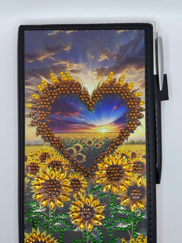 Porte bloc note tournesol
