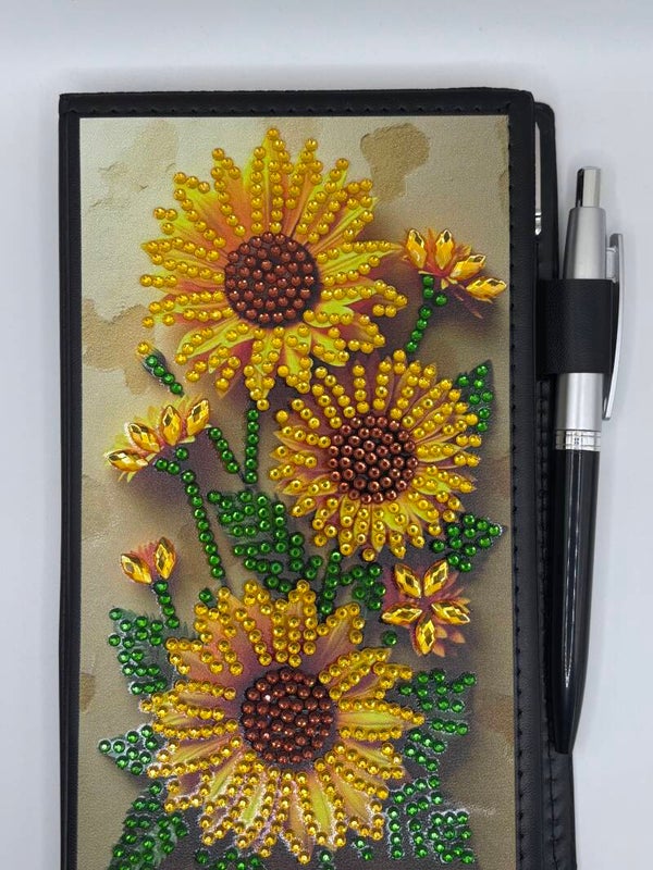 Porte bloc note tournesol