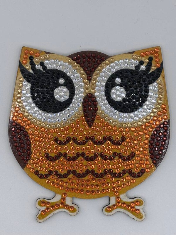 Dessous de verre hibou