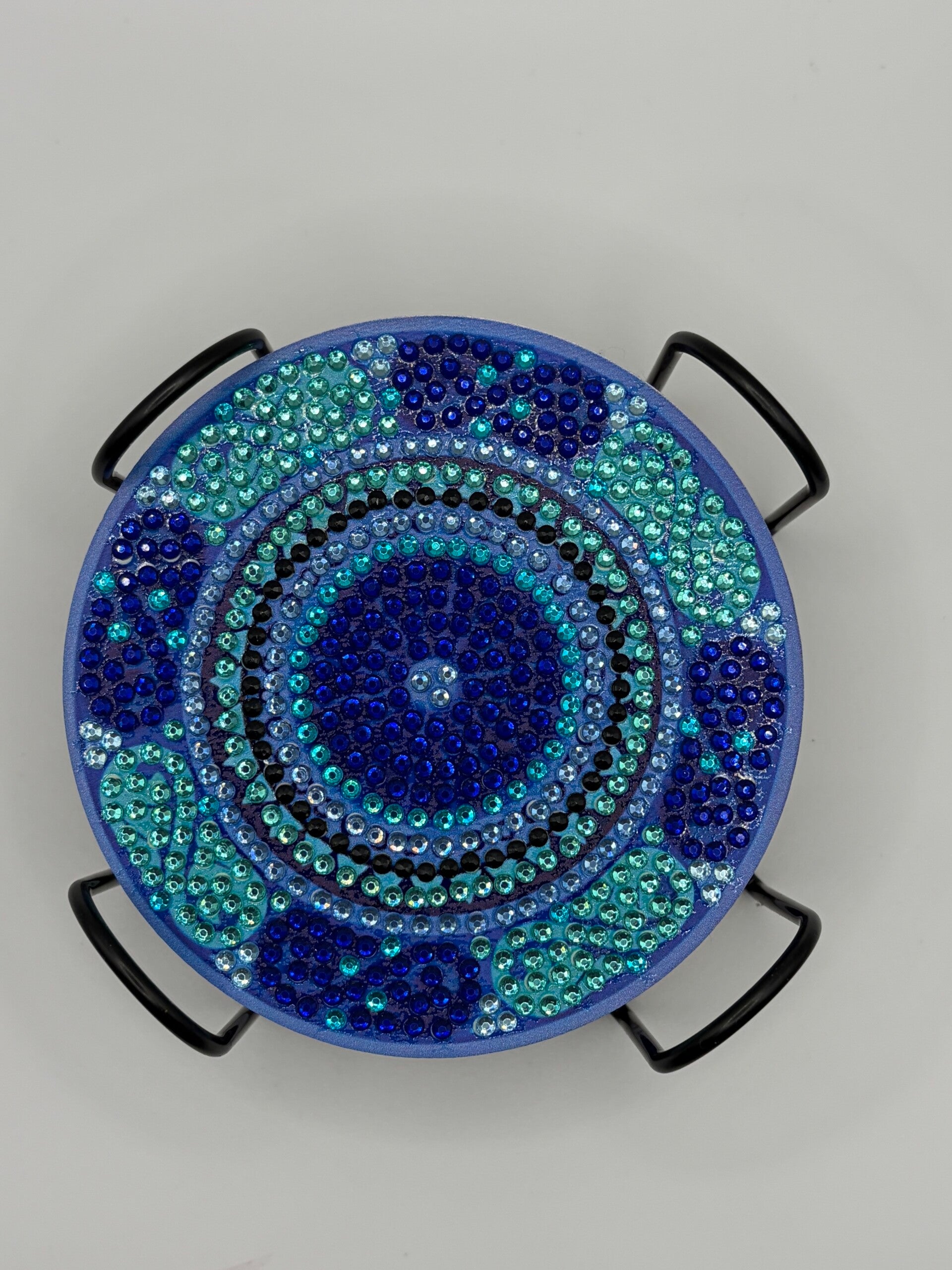 Dessous de verre mosaïques bleues 25