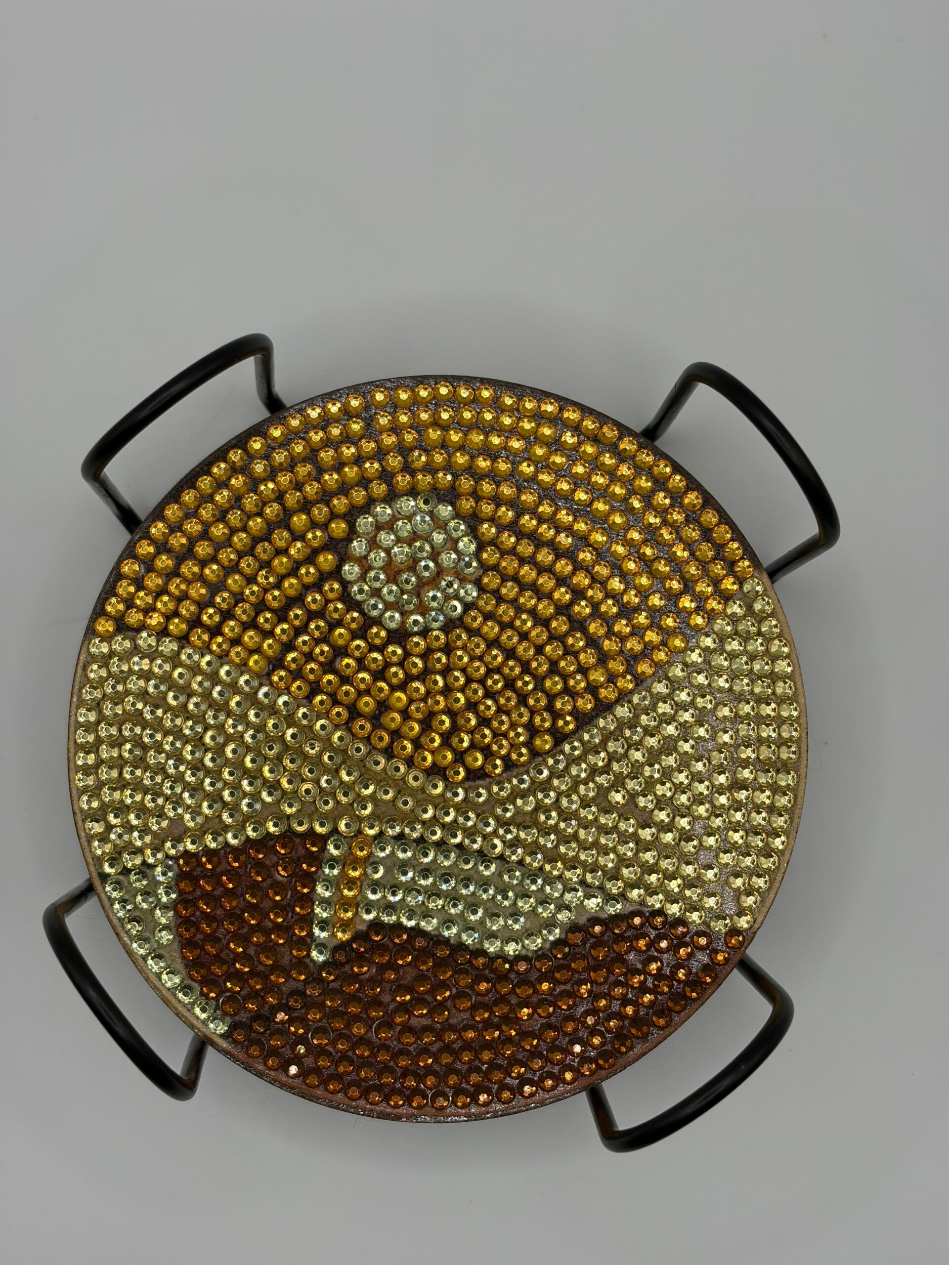 Dessous de verre paysage brun 36