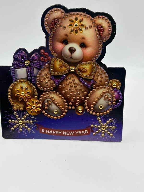 Carte pliable nouvel an 502