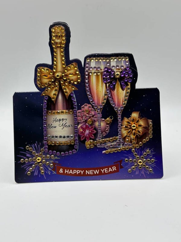 Carte pliable nouvel an 515
