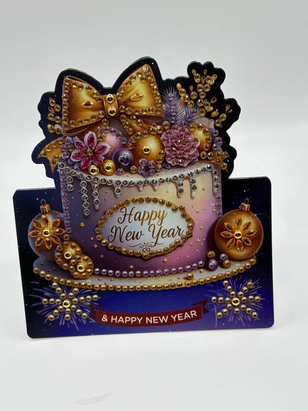 Carte pliable nouvel an 516