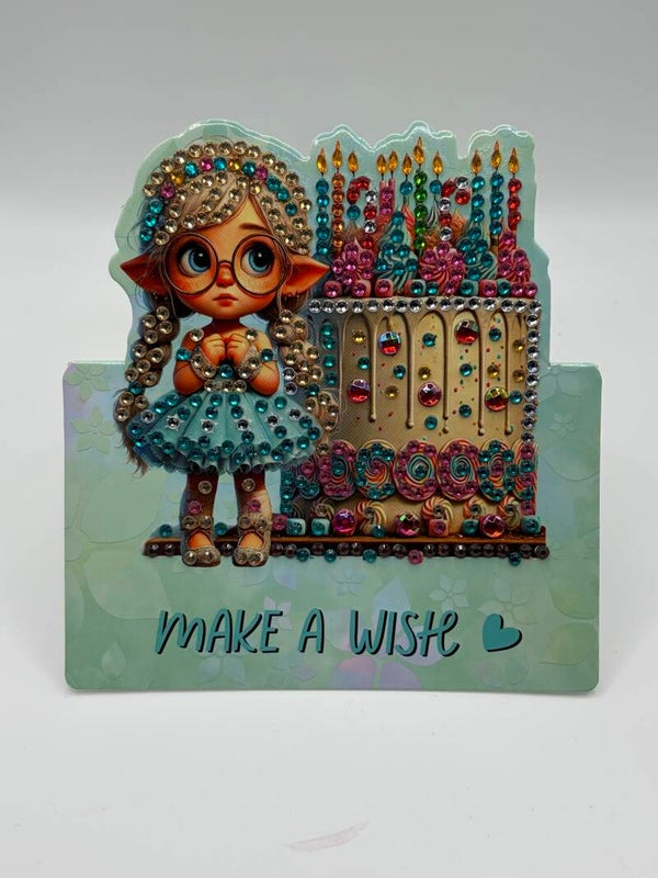 Carte pliable anniversaire 518
