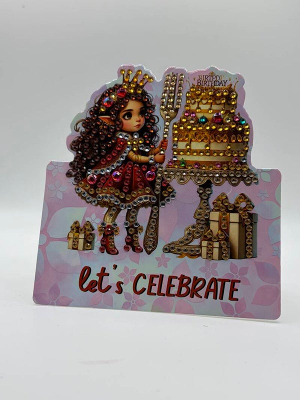 Carte pliable anniversaire 521