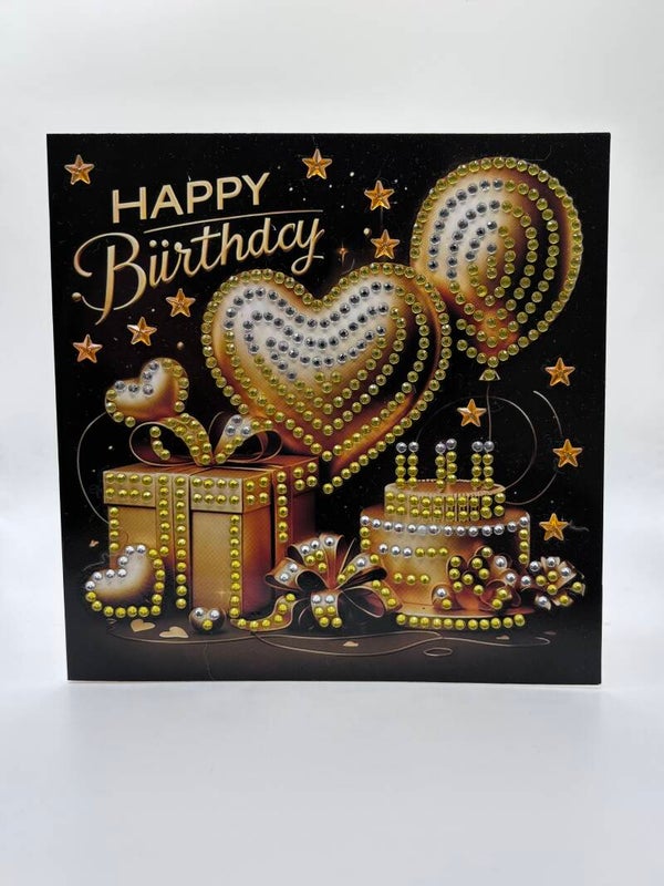 Anniversaire black and gold