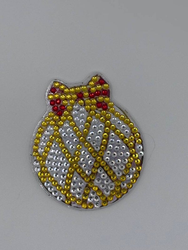 Magnet boule de Noël