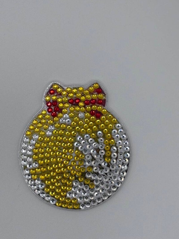 Magnet boule de Noël