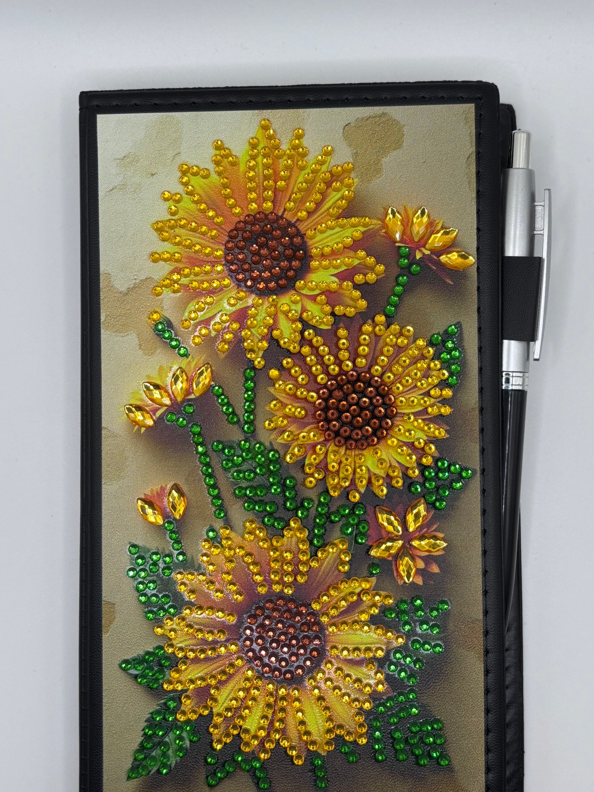 Porte bloc note tournesol