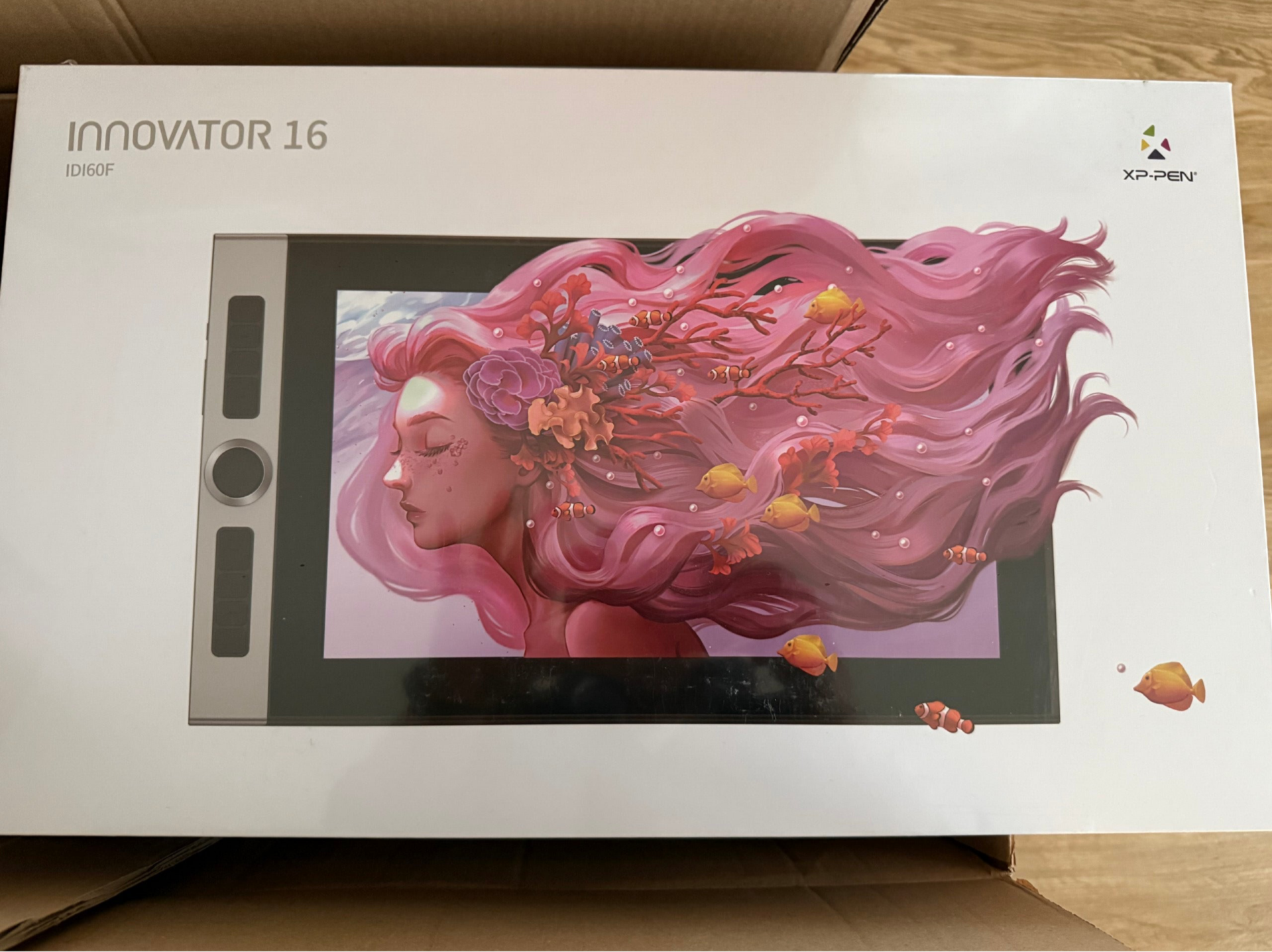 XPPen Innovator 16 Grafiktablett 15.6 Zoll 1920x1080 FHD IPS Pen Display zum Zeichnen mit 92% Adobe RGB Farbumfang für Windows, Mac