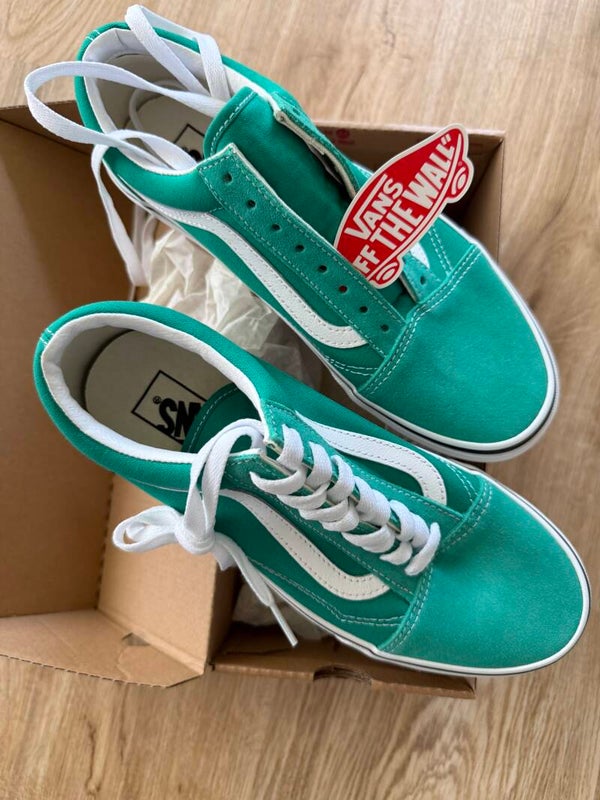 Vans Old Skool Sneaker – Türkis/Weiß – Gr. 40,5