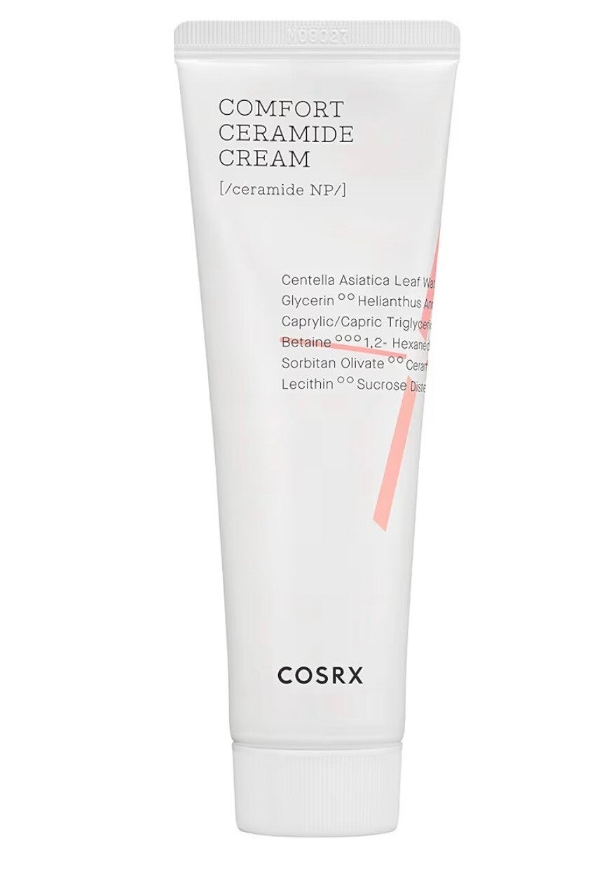 COSRX Balancium Komfort Ceramid Creme, 2,82 oz/80 g, 50% Centella asiatica Beruhigende und langanhaltende Feuchtigkeitspflege für das Gesicht bei trockener Haut, mattem Teint, Korean Skincare