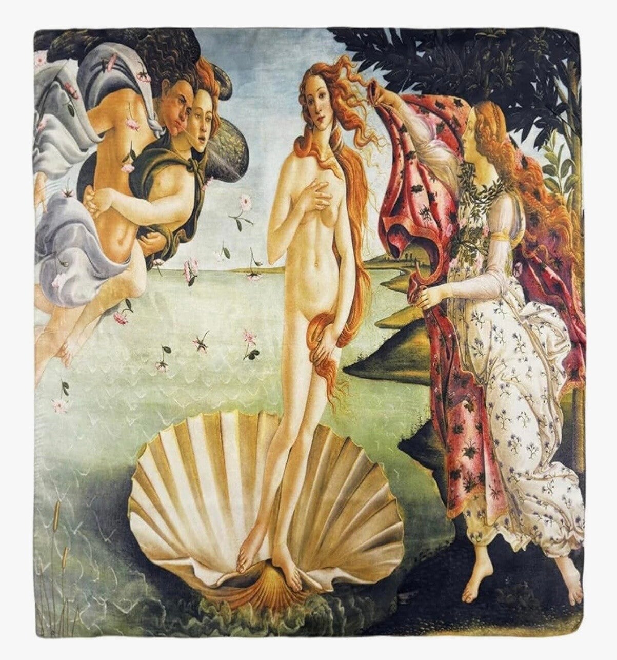 Halstuch mit Motiv sehr elegant 30x30 cm