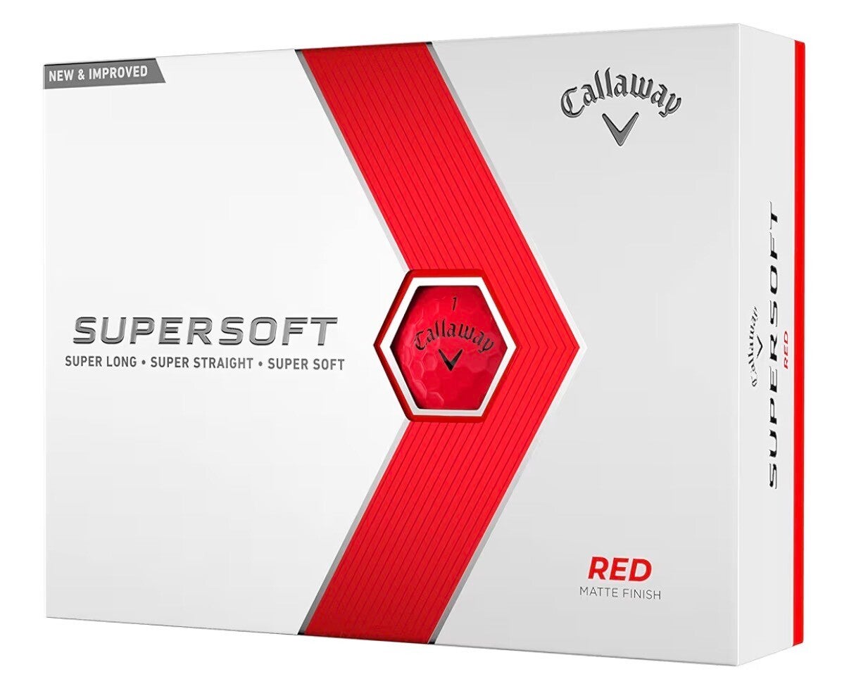 Callaway Supersoft Golfbälle Red