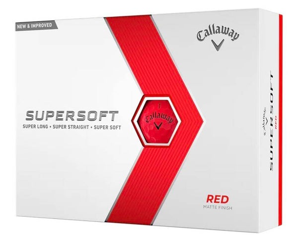 Callaway Supersoft Golfbälle Red
