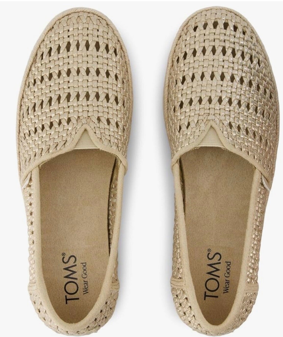 🌸 TOMS Damen Champagne Sandale Gr 36