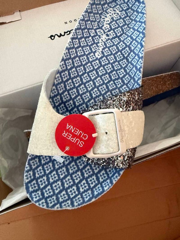 🌸Pepe Jeans Sandale mit Glitzer Gr 36