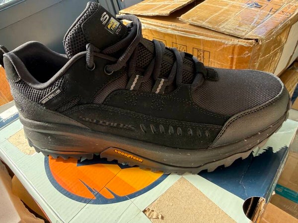 💯Skechers NIC TRAIL - Sneaker low - black Gr 43