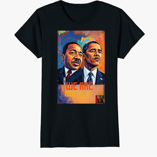 We Are American History (Men) Black-Women's